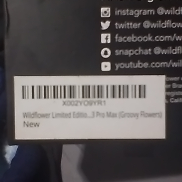 I phone 13 promax protective case limited edition edition wildflower - Picture 2 of 2